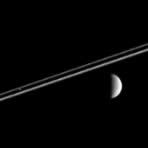 Cassini - Rings, Pandora and Rhea