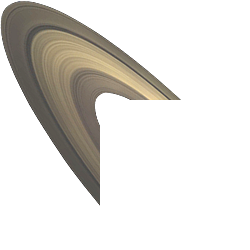 Saturn's Rings - Complex bands of ice and rock around Saturn. Saturn's Rings - Complex bands of ice and rock around Saturn.