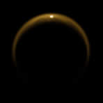Cassini - Titan Ontario Lacus Lake Reflection