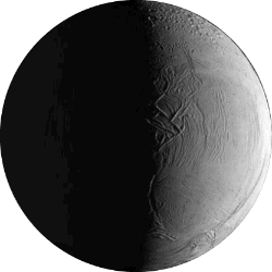 Enceladus - A moon of Saturn. Enceladus - A moon of Saturn.